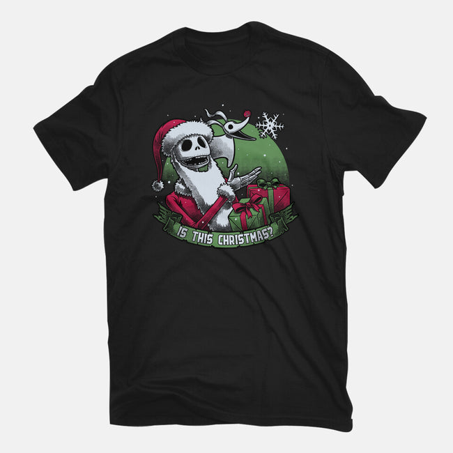 Skeleton Christmas Halloween-Youth-Basic-Tee-Studio Mootant