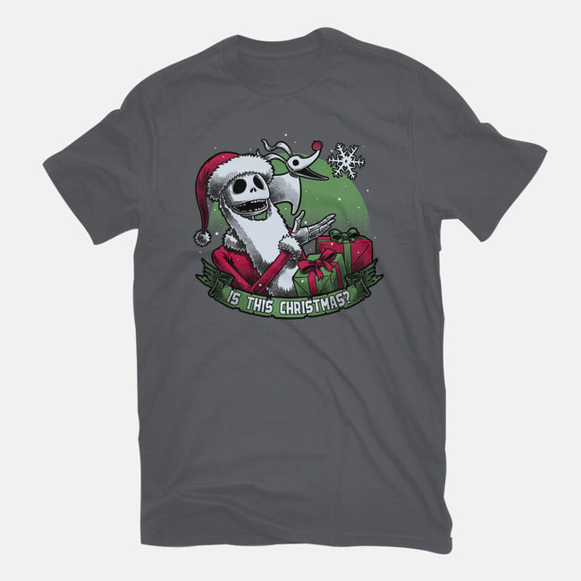 Skeleton Christmas Halloween-Womens-Fitted-Tee-Studio Mootant