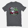 Skeleton Christmas Halloween-Mens-Heavyweight-Tee-Studio Mootant