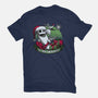 Skeleton Christmas Halloween-Youth-Basic-Tee-Studio Mootant