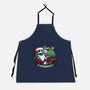 Skeleton Christmas Halloween-Unisex-Kitchen-Apron-Studio Mootant