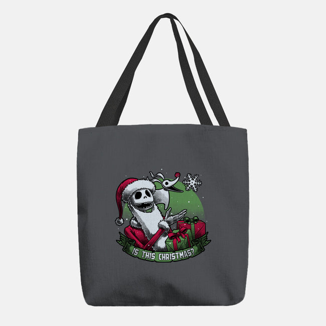 Skeleton Christmas Halloween-None-Basic Tote-Bag-Studio Mootant