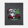 Skeleton Christmas Halloween-None-Fleece-Blanket-Studio Mootant