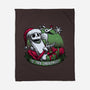 Skeleton Christmas Halloween-None-Fleece-Blanket-Studio Mootant