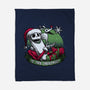 Skeleton Christmas Halloween-None-Fleece-Blanket-Studio Mootant