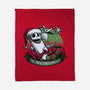 Skeleton Christmas Halloween-None-Fleece-Blanket-Studio Mootant