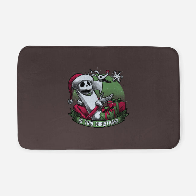 Skeleton Christmas Halloween-None-Memory Foam-Bath Mat-Studio Mootant