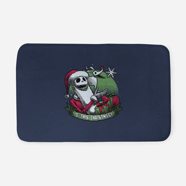 Skeleton Christmas Halloween-None-Memory Foam-Bath Mat-Studio Mootant