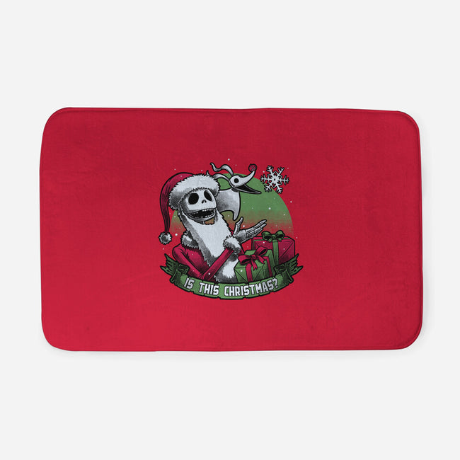 Skeleton Christmas Halloween-None-Memory Foam-Bath Mat-Studio Mootant