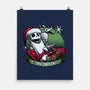 Skeleton Christmas Halloween-None-Matte-Poster-Studio Mootant