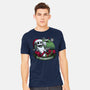 Skeleton Christmas Halloween-Mens-Heavyweight-Tee-Studio Mootant