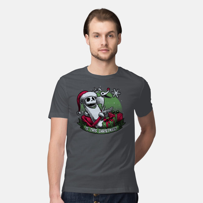 Skeleton Christmas Halloween-Mens-Premium-Tee-Studio Mootant