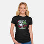 Skeleton Christmas Halloween-Womens-Fitted-Tee-Studio Mootant