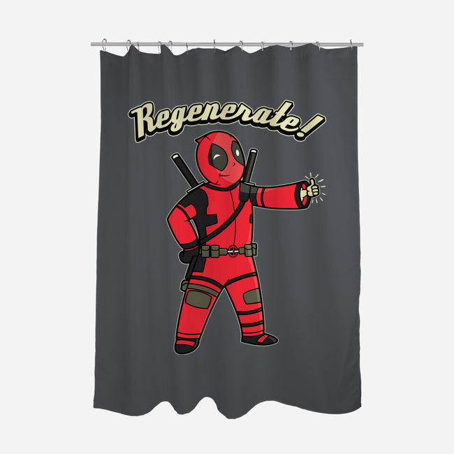 Regenerate Boy-None-Polyester-Shower Curtain-pigboom