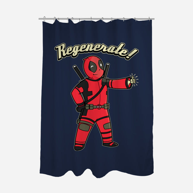 Regenerate Boy-None-Polyester-Shower Curtain-pigboom