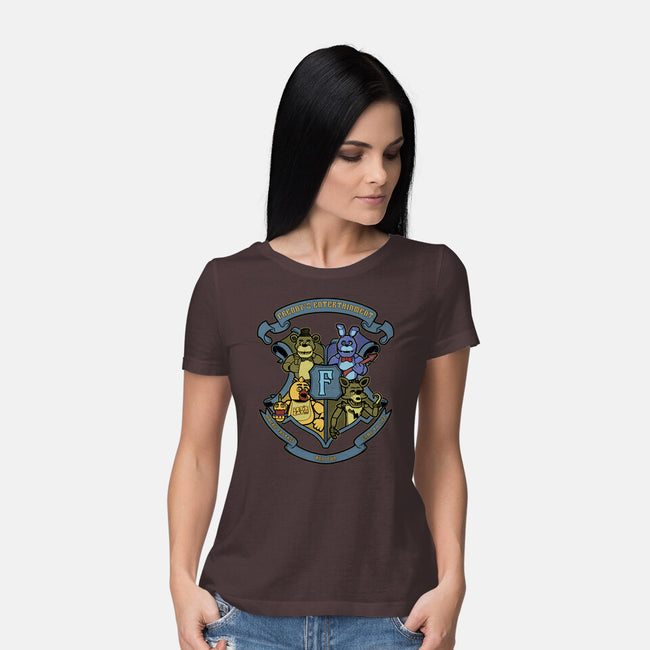 Freddy's Entertainment-Womens-Basic-Tee-Astrobot Invention