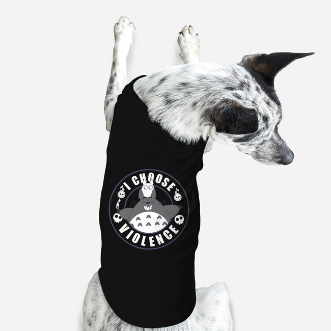 My Spirit Chooses Violence-Dog-Basic-Pet Tank-Tri haryadi