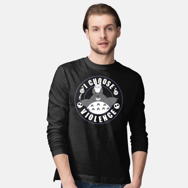 My Spirit Chooses Violence-Mens-Long Sleeved-Tee-Tri haryadi