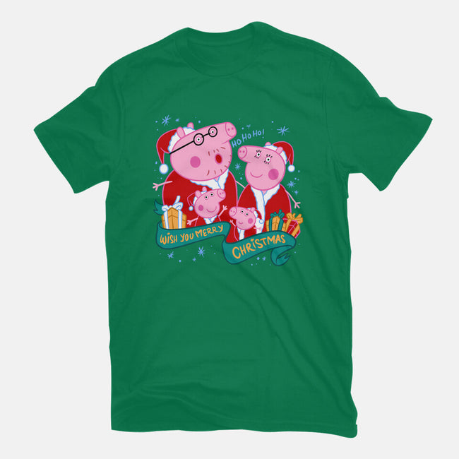 Christmas Family-Mens-Basic-Tee-spoilerinc