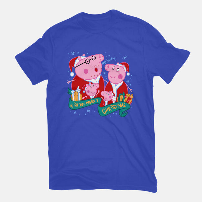 Christmas Family-Mens-Heavyweight-Tee-spoilerinc