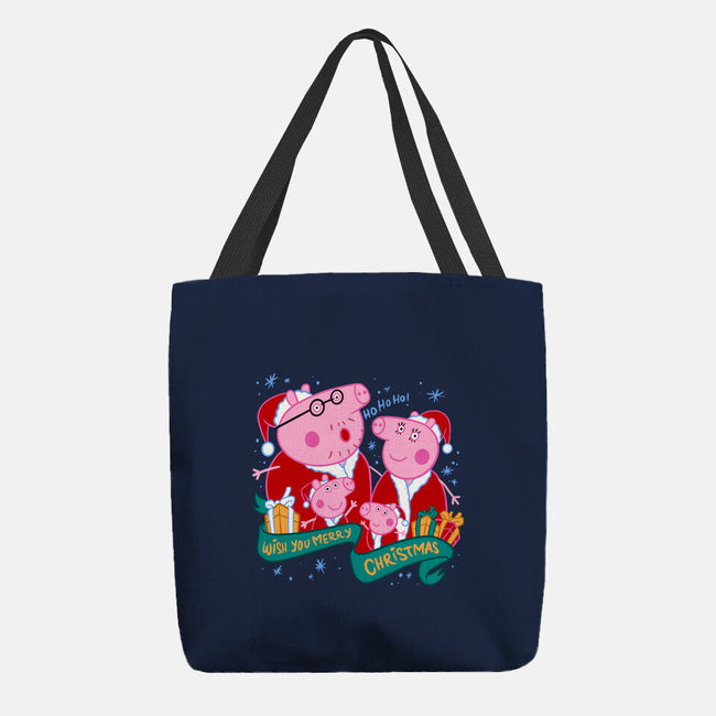 Christmas Family-None-Basic Tote-Bag-spoilerinc