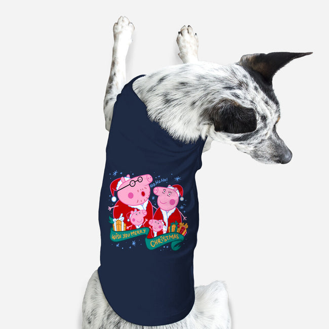 Christmas Family-Dog-Basic-Pet Tank-spoilerinc