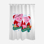 Christmas Family-None-Polyester-Shower Curtain-spoilerinc