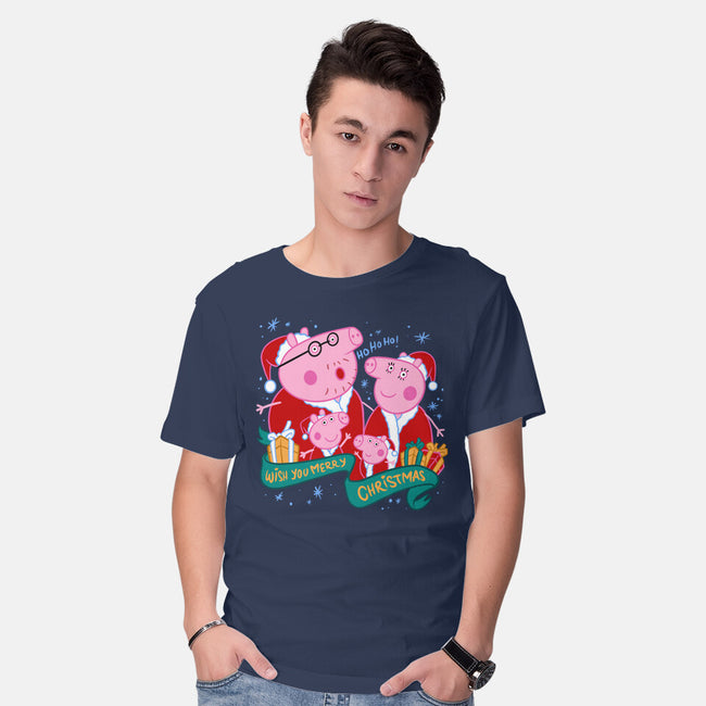 Christmas Family-Mens-Basic-Tee-spoilerinc