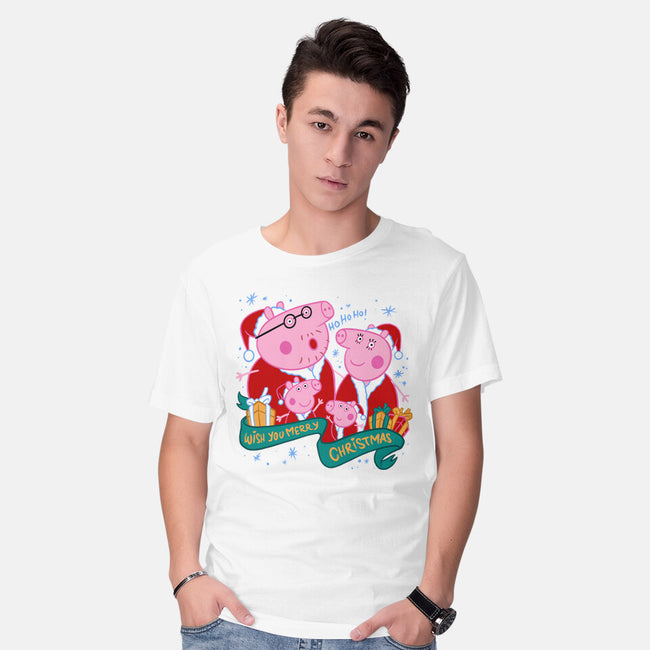 Christmas Family-Mens-Basic-Tee-spoilerinc