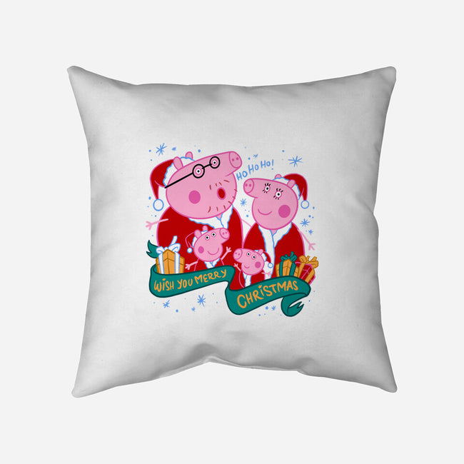 Christmas Family-None-Removable Cover-Throw Pillow-spoilerinc