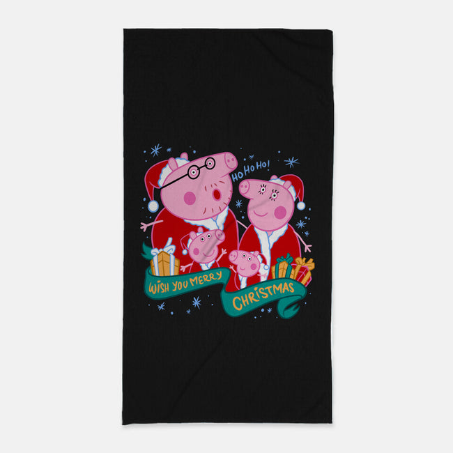 Christmas Family-None-Beach-Towel-spoilerinc