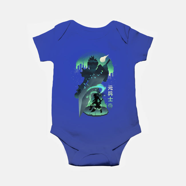 Ex-Soldier Landscape-Baby-Basic-Onesie-dandingeroz