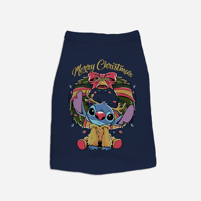 Stitch Christimas-Dog-Basic-Pet Tank-Nihon Bunka