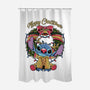 Stitch Christimas-None-Polyester-Shower Curtain-Nihon Bunka