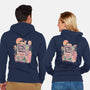 Cat Vending Machine-Unisex-Zip-Up-Sweatshirt-ilustrata