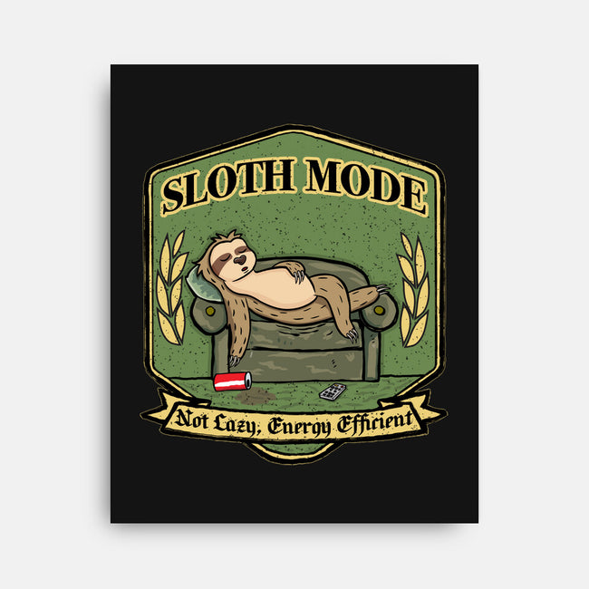 Sloth Mode-None-Stretched-Canvas-Agaena