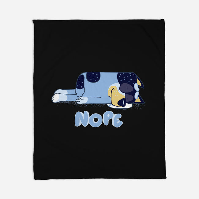 Nope Dad-None-Fleece-Blanket-rocketman_art