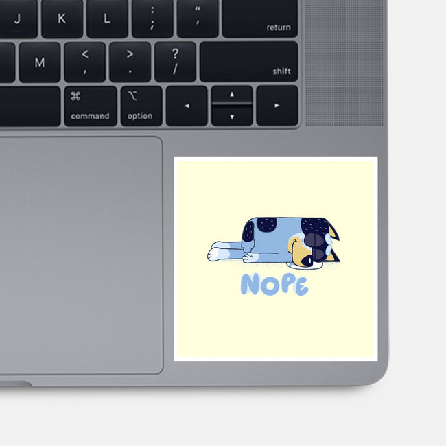 Nope Dad-None-Glossy-Sticker-rocketman_art