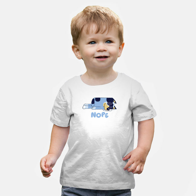 Nope Dad-Baby-Basic-Tee-rocketman_art