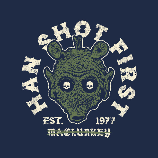 Han Shot First-Mens-Long Sleeved-Tee-Wheels