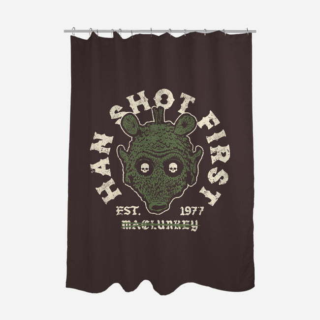 Han Shot First-None-Polyester-Shower Curtain-Wheels