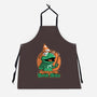 Dark Magic Frog-Unisex-Kitchen-Apron-Studio Mootant