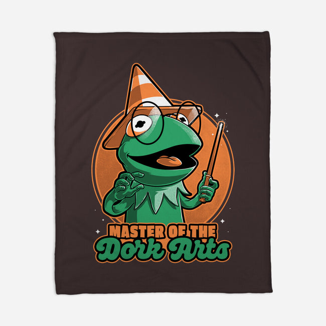 Dark Magic Frog-None-Fleece-Blanket-Studio Mootant