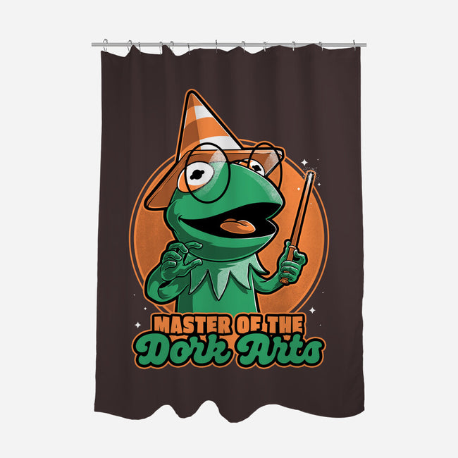 Dark Magic Frog-None-Polyester-Shower Curtain-Studio Mootant