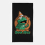 Dark Magic Frog-None-Beach-Towel-Studio Mootant