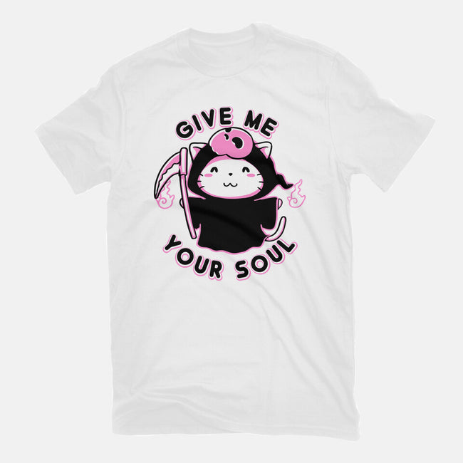 Give Me Your Soul-Womens-Fitted-Tee-naomori