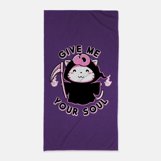 Give Me Your Soul-None-Beach-Towel-naomori