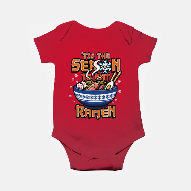 Tis The Season To Eat Ramen-Baby-Basic-Onesie-Boggs Nicolas