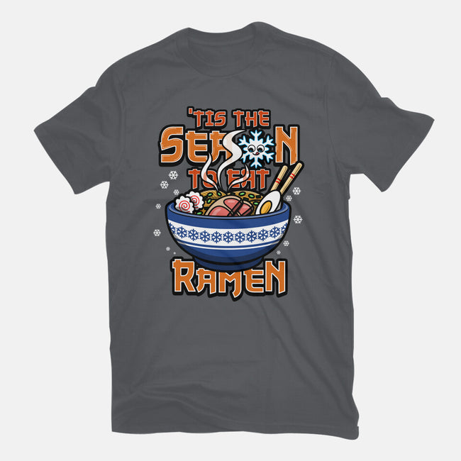 Tis The Season To Eat Ramen-Mens-Basic-Tee-Boggs Nicolas