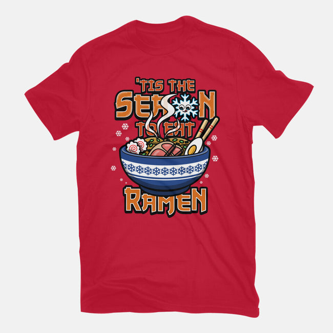 Tis The Season To Eat Ramen-Youth-Basic-Tee-Boggs Nicolas